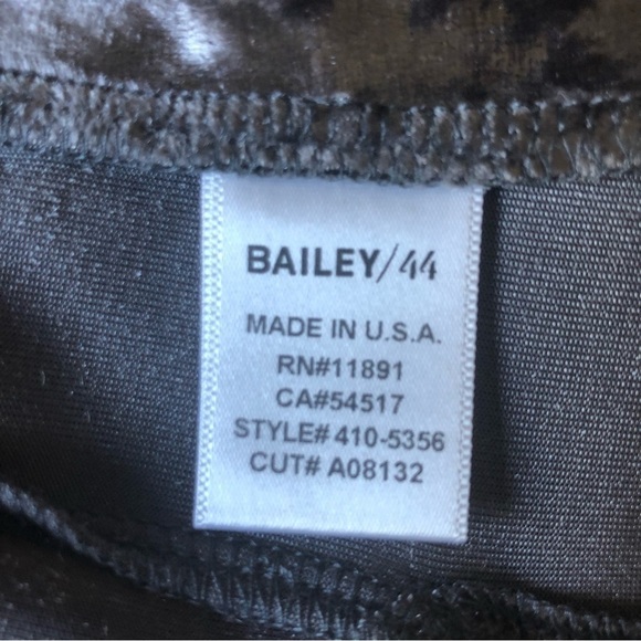 Bailey 44 Jump Cut Velvet Velour Jacket Blazer XS Silver Gray - Picture 8 of 9